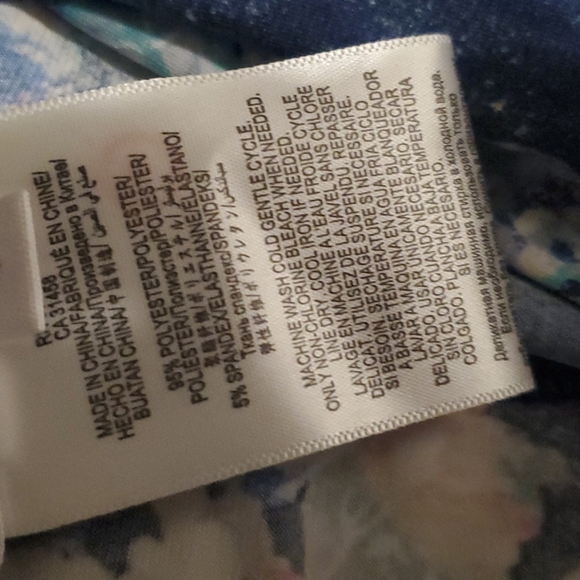 🆕️ BCBGeneration Blue Night Mult Mini Zipper Dress - Picture 5 of 5